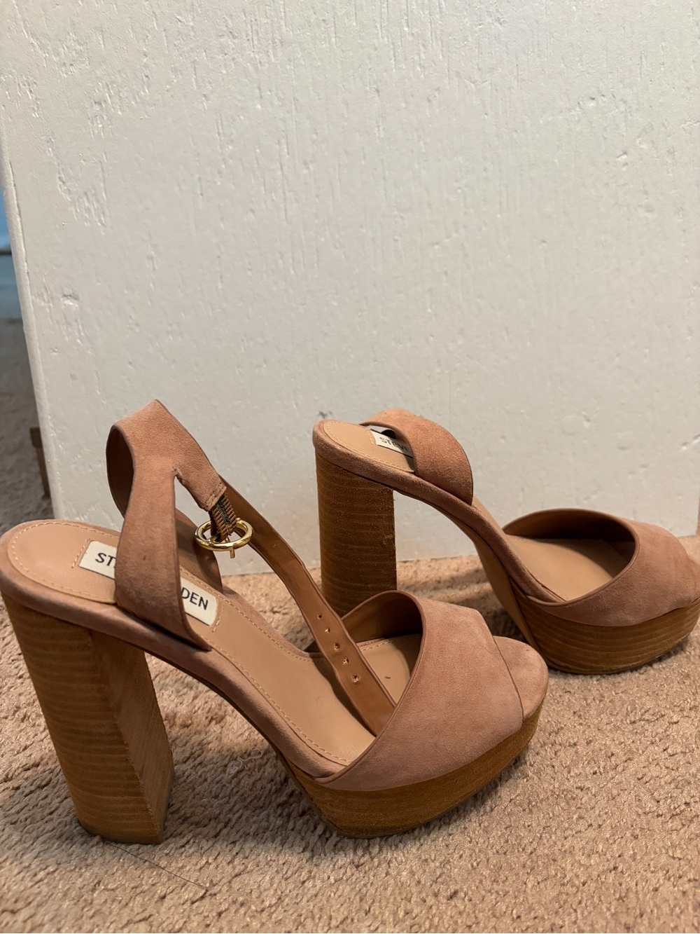 Steve Madden Madeline Suede Platform Heels